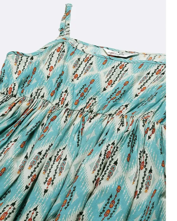 Sky_Blue_Ethnic_Printed_Midi_Dress