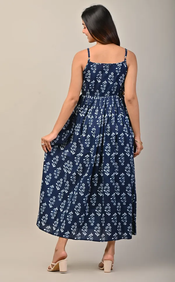 Indigo_and_White_Ethnic_Floral_Print_Midi_Dress