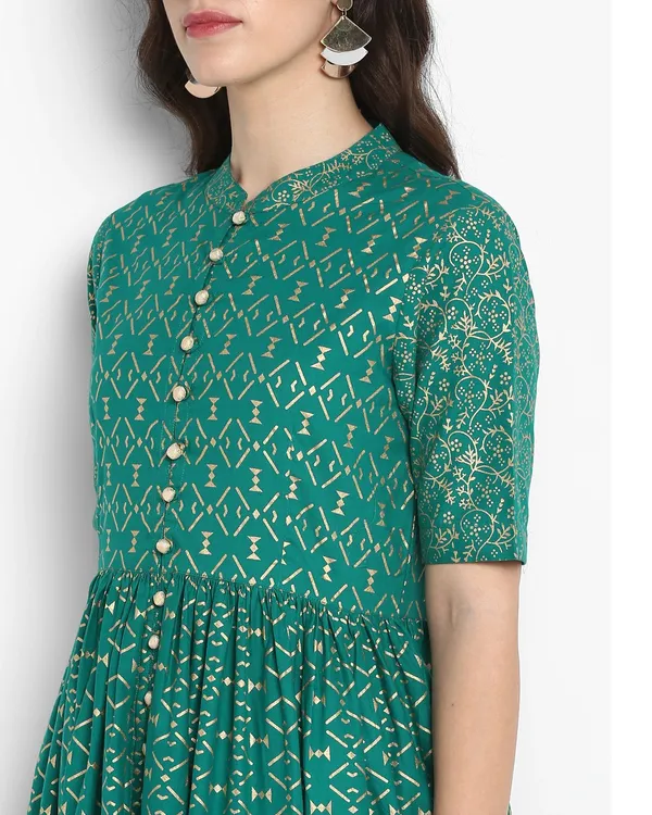 Green_Geometric_Printed_Maxi_Dress