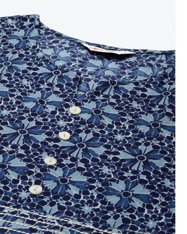 Navy_Blue_Ethnic_Floral_Printed_Midi_Dress