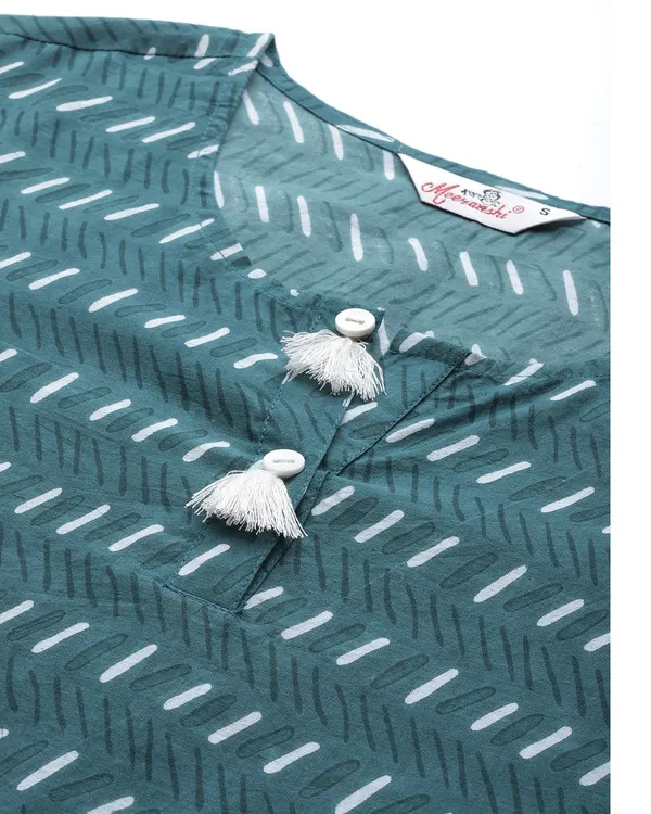 Women_Teal_Green_Ethnic_Night_Suit