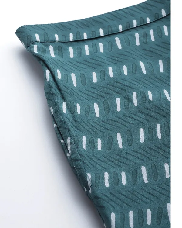 Women_Teal_Green_Ethnic_Night_Suit