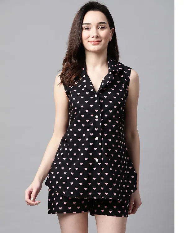 Black_and_Pink_Heart_Printed_Night_Suit