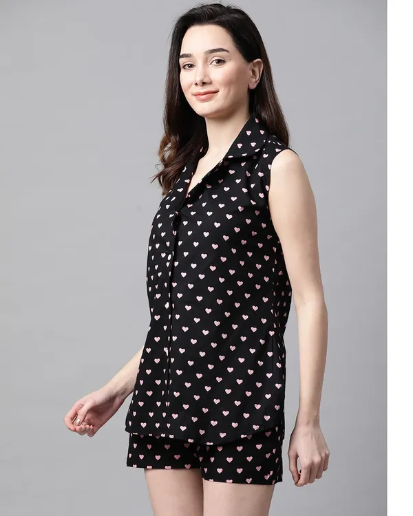Black_and_Pink_Heart_Printed_Night_Suit