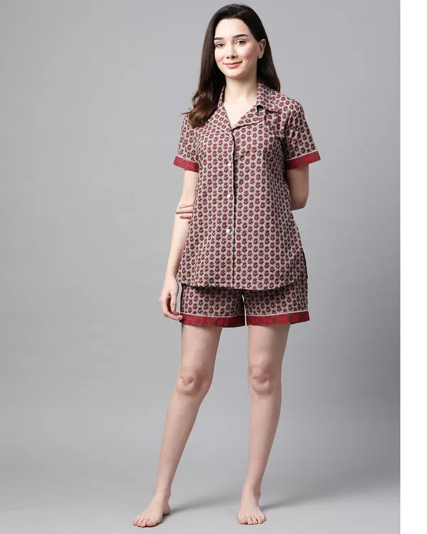 Grey_and_Red_Floral_Printed_Night_Suit