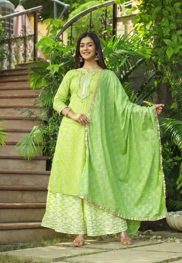 Lime_Green_Printed_Kurta_Sharara_Set_with_Dupatta