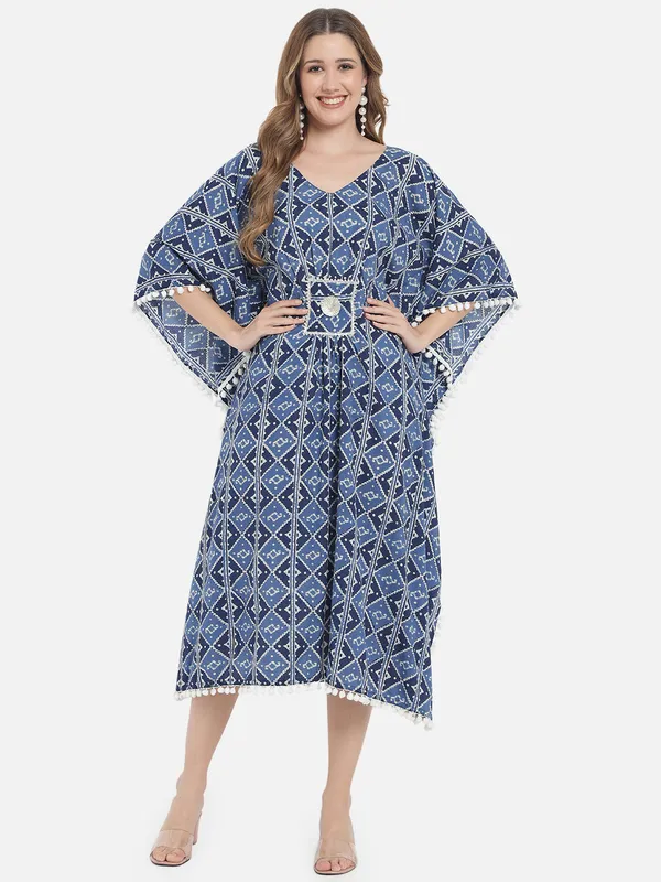 Cobalt_Blue_Geometric_Print_Kaftan