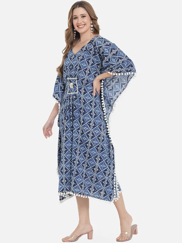 Cobalt_Blue_Geometric_Print_Kaftan