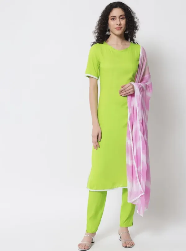 Fluorescent_Green_Kurta_Set_with_Dupatta