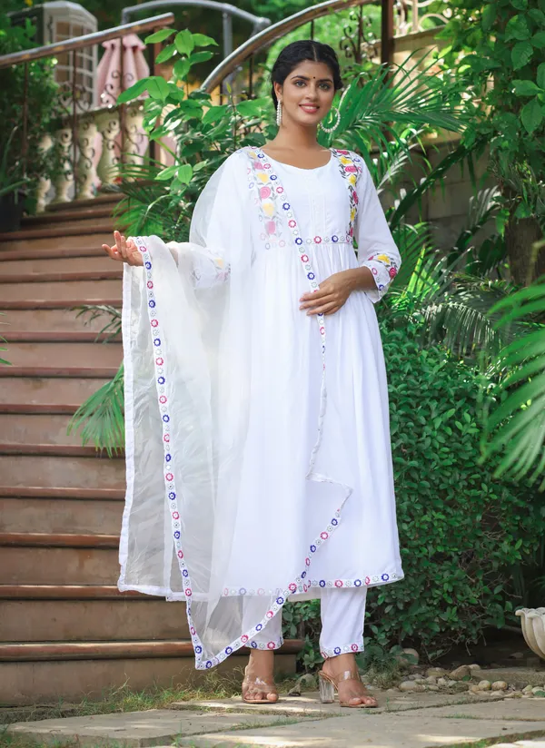 White_Embroidered_Anarkali_Suit_Set_with_Dupatta