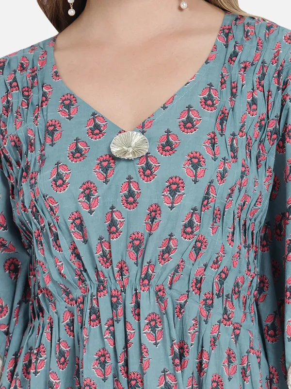 Flint_Grey_Floral_Printed_Kaftan