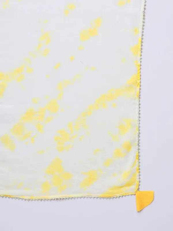 Yellow_and_White_Anarkali_Kurta_Suit_with_Dupatta