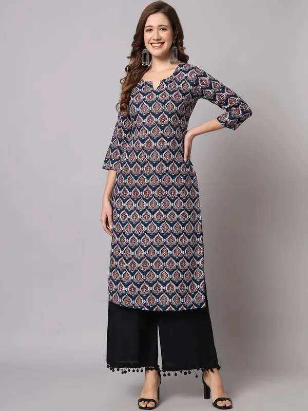 Navy_Blue_and_Maroon_Straight_Kurta_and_Pants_Set