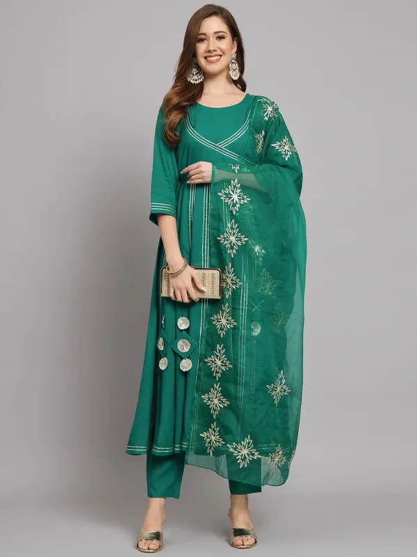 Teal_Green_Anarkali_Suit_with_Dupatta