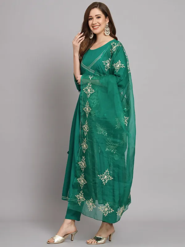 Teal_Green_Anarkali_Suit_with_Dupatta