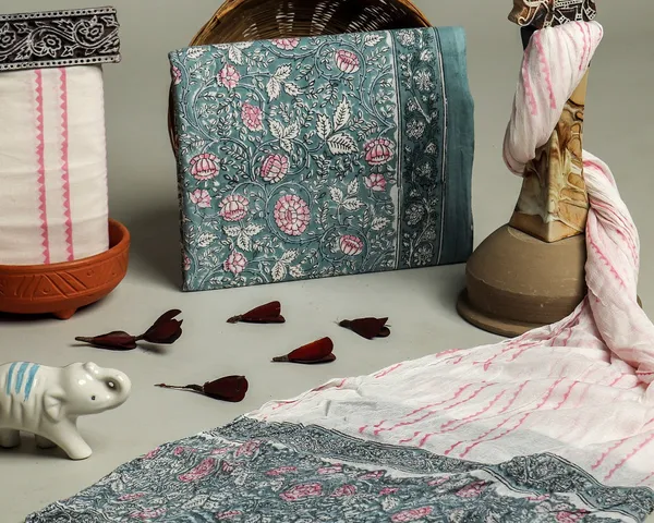 Cotton_Grey_and_Pink_Hand_Block_Floral_Printed_Unstitched_Suit_Set