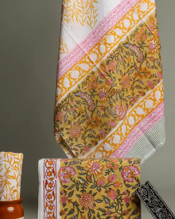Cotton_Beige_and_Black_Hand_Block_Floral_Printed_Unstitched_Suit_Set
