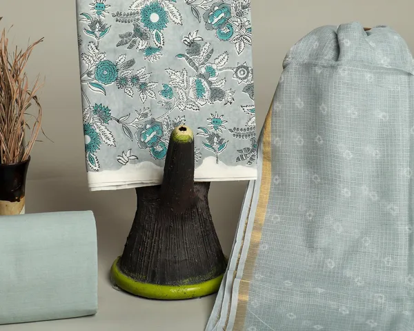 Cotton_Grey_and_Blue_Hand_Block_Floral_Printed_Unstitched_Suit_Set