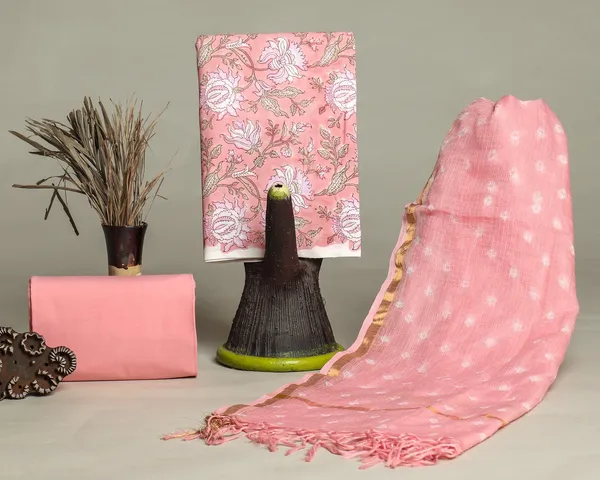 Cotton_Pink_and_Blue_Hand_Block_Floral_Printed_Unstitched_Suit_Set
