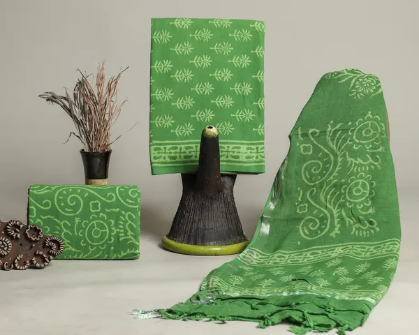 Cotton_Green_Hand_Block_Ethnic_Motif_Printed_Unstitched_Suit_Set