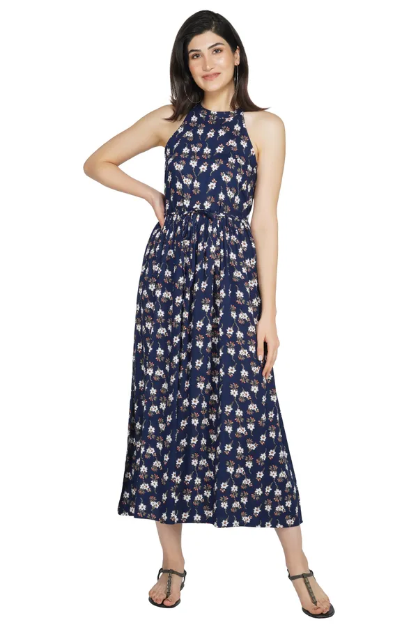 Blue_Floral_Print_Midi_Dress