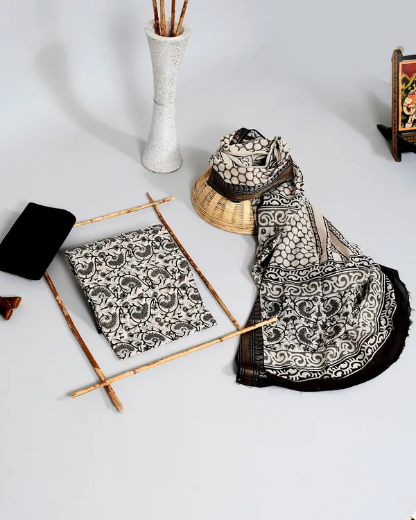 Hand_Block_Print_Pure_Cotton_Suit_with_Mulmul_Dupatta