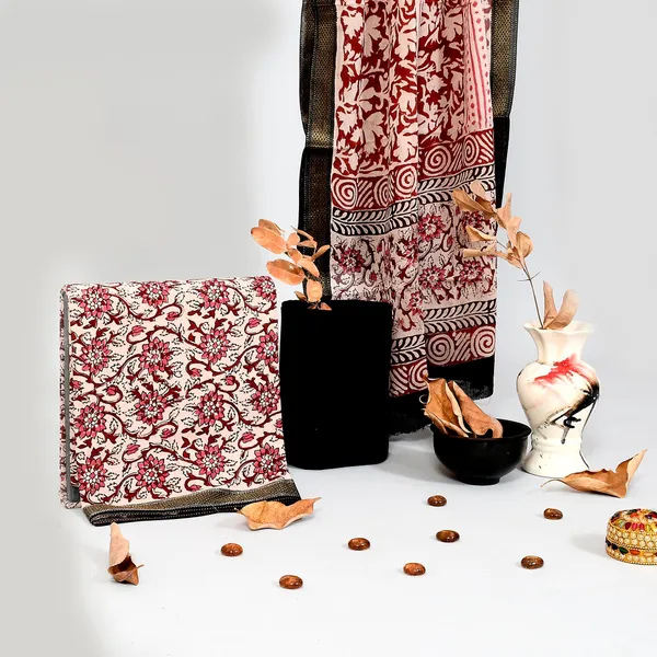 Hand_Block_Print_Pure_Cotton_Suit_with_Mulmul_Dupatta