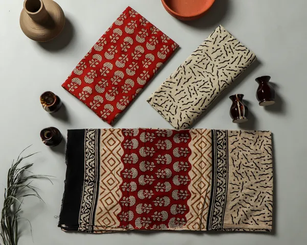 Cotton_Red_and_Beige_Hand_Block_Floral_Printed_Unstitched_Suit_Set