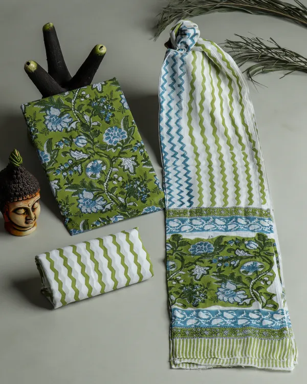 Flower_Jaal_unstittched_suit_set_in_handblock_print
