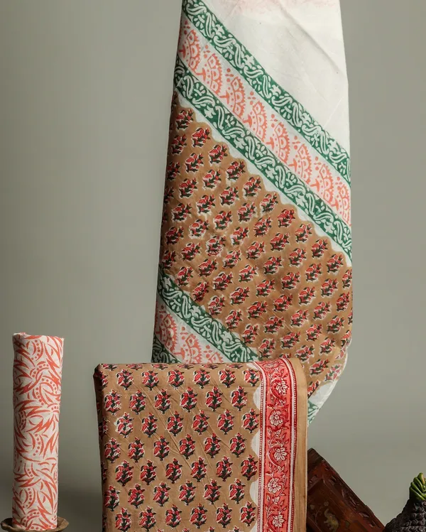 Cotton_Mustard_and_Pink_Hand_Block_Floral_Printed_Unstitched_Suit_Set