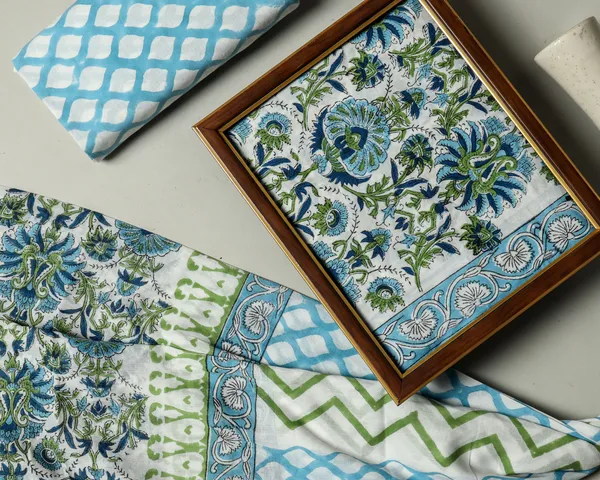 Cotton_Blue_and_White_Hand_Block_Floral_Printed_Unstitched_Suit_Set