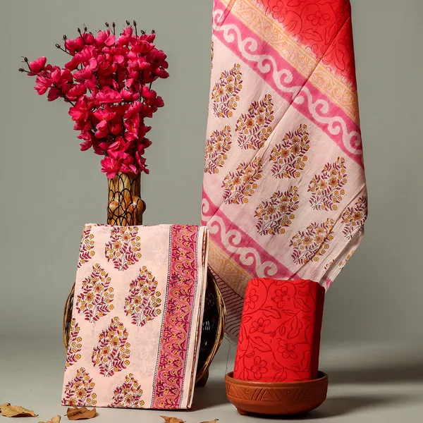 Cotton_Pink_and_Red_Hand_Block_Floral_Printed_Unstitched_Suit_Set