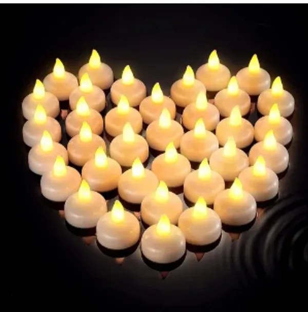 White_Tealight_Water_Sensor_Battery_Operated_Waterpoor_Led_Light_Candle_(Pack_Of_24)