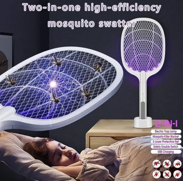 VA-LTARNIC_3500V_Anti-Mosquito_Racket_/_Rechargeable_Insect_Killer_Bat_/_With_LED_Light_Electric_Insect_Killer_Indoor,_Outdoor__(Bat)