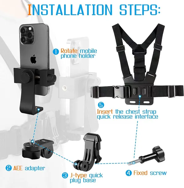 Multicolor_Premium_Chest_Strap_Phone_Holder_BPA_Free