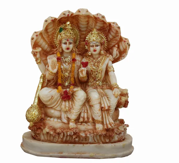 Pack_of_1_Piece_Polyresin_Brown_Vishnu_Parvati_With_Shesh_Nag_Statue_for_Pooja_Room_and_Decoration