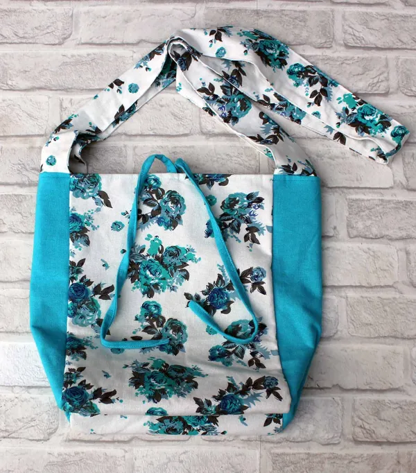 Pack_of_1_Piece_Cotton_Turquoise_Multi_Floral_Printed_Crossbody_Messenger_Bag_for_Women,_Men,_Girl_&_Boy