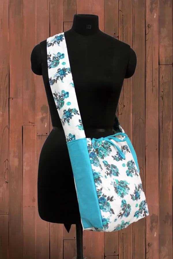 Pack_of_1_Piece_Cotton_Turquoise_Multi_Floral_Printed_Crossbody_Messenger_Bag_for_Women,_Men,_Girl_&_Boy