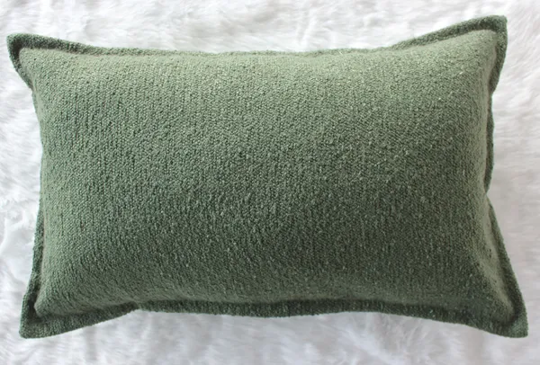 Pack_of_2_Pieces_Polyester_Dark_Green_Delta_Boucle_Collection_Cushion_and_Pillow_Cover_for_Living_Room_and_Bedroom