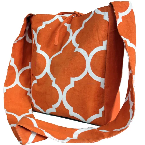 Pack_of_1_Piece_Cotton_Orange_Ogee_Printed_Printed_Crossbody_Messenger_Bag_for_Women,_Men,_Girl_&_Boy
