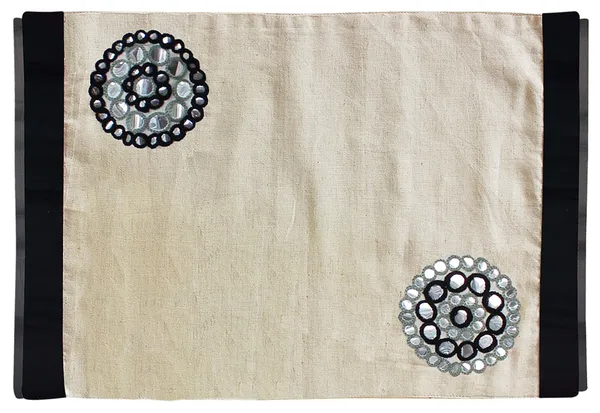 Pack_of_18_Pieces_Cotton_Black_Grey_Circular_embroidery_Place_Mat_for_Dinning_and_Center_Table