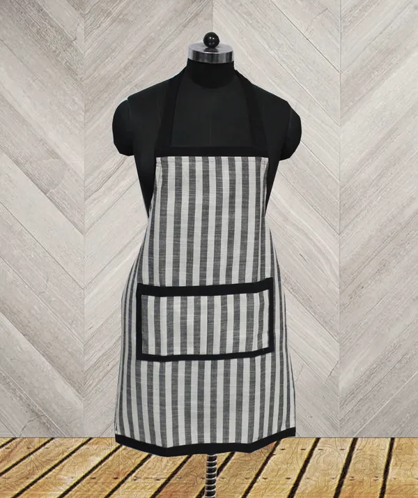Pack_of_1_Piece_Cotton_Black_Stripe_Printed_Apron_Set_for_Kitchen_for_Women_Men_Girl_and_Boy