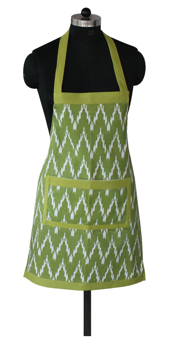 Pack_of_1_Piece_Cotton_Green_Waggle_Collection_Apron_for_Kitchen_for_Women_Men_Girl_and_Boy