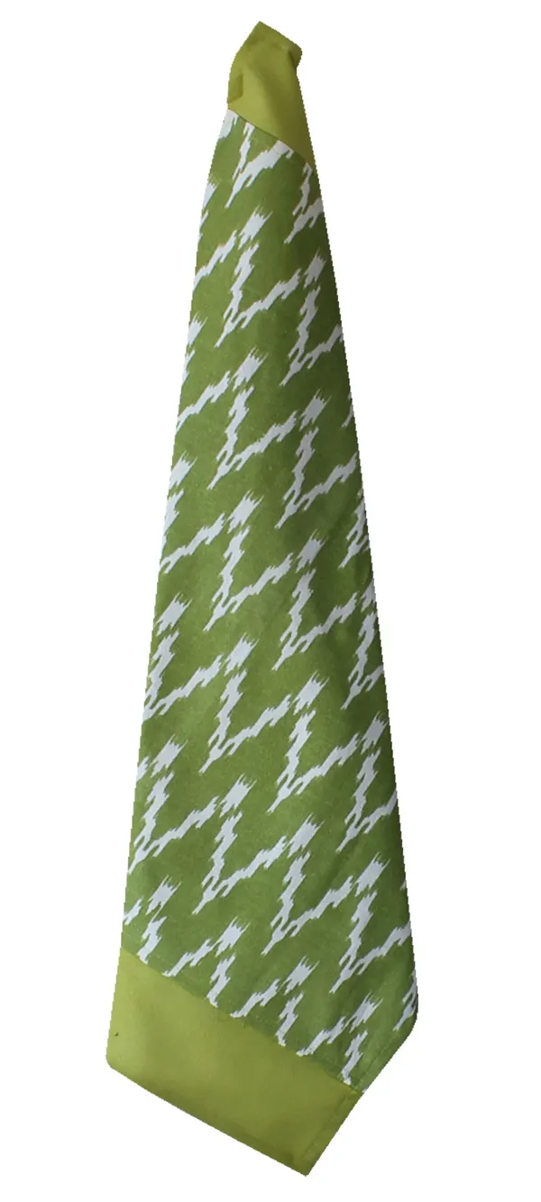 Pack_of_4_Pieces_Cotton_Green_Waggle_Printed_Collection_Apron_Set_for_Kitchen_for_Women_Men_Girl_and_Boy