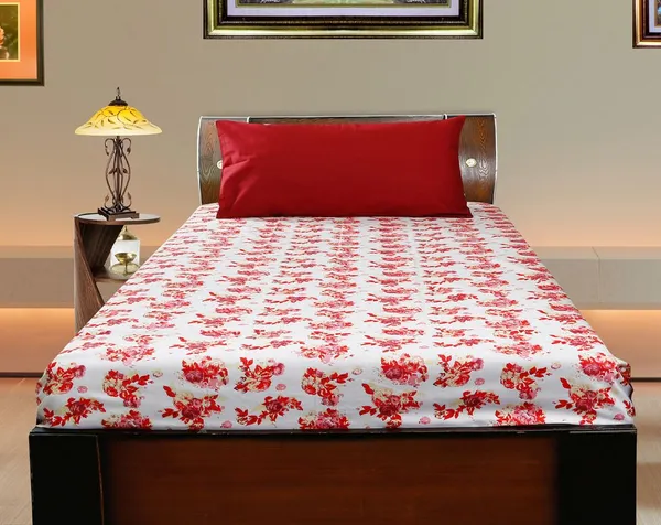 Pack_of_2_Pieces_Cotton_Maroon_Floral_Printed_Single_Bedsheet_With_Pillow_Cover_for_Bedroom,_Guest_Room,_Kids_Room