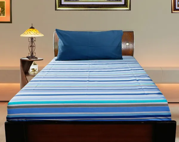 Pack_of_2_Pieces_Cotton_Blue_Stripe_Villa_Cotton_Printed_Single_Bedsheet_With_Pillow_Cover_for_Bedroom,_Guest_Room,_Kids_Room
