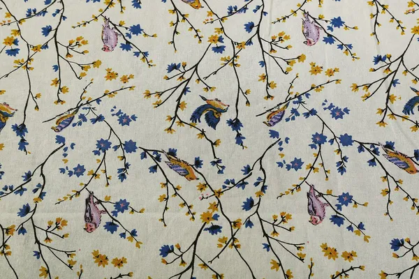 Pack_of_2_Pieces_Cotton_Cream_Mini_Bird_Printed_Single_Bedsheet_With_Pillow_Cover_for_Bedroom,_Guest_Room,_Kids_Room