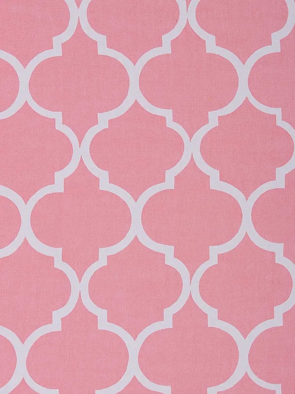 Pack_of_4_Pieces_Cotton_Pink_Ogee_Printed_Single_Bedsheet_With_Sham_Cover_and_Cushion_Cover_for_Bedroom,_Guest_Room,_Kids_Room