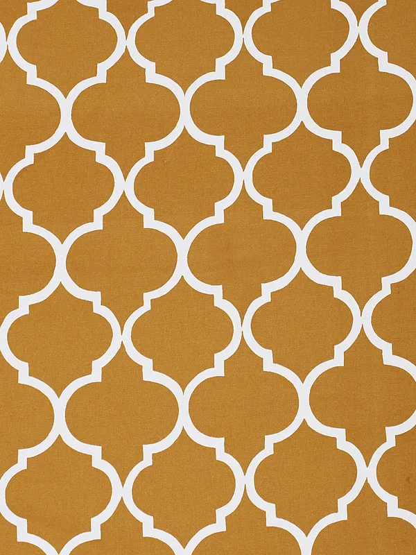 Pack_of_3_Pieces_Cotton_Yellow_Ogee_Printed_Single_Bedsheet_With_Sham_Cover_for_Bedroom,_Guest_Room,_Kids_Room