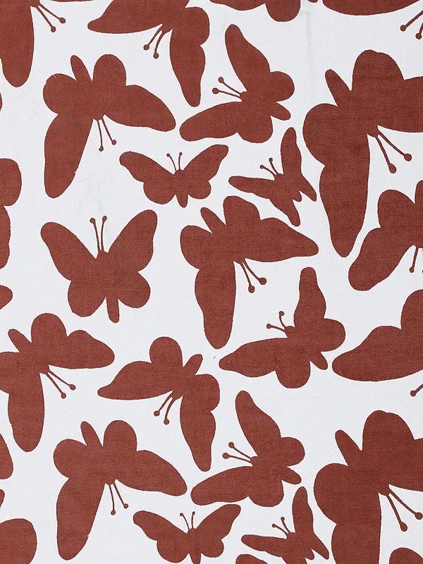 Pack_of_4_Pieces_Cotton_Maroon_Butterfly_Printed_Single_Bedsheet_With_Sham_Cover_and_Cushion_Cover_for_Bedroom,_Guest_Room,_Kids_Room